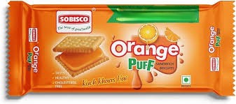 SOBISCO PUFF CREAME BISCUIT ORANGE MRP5